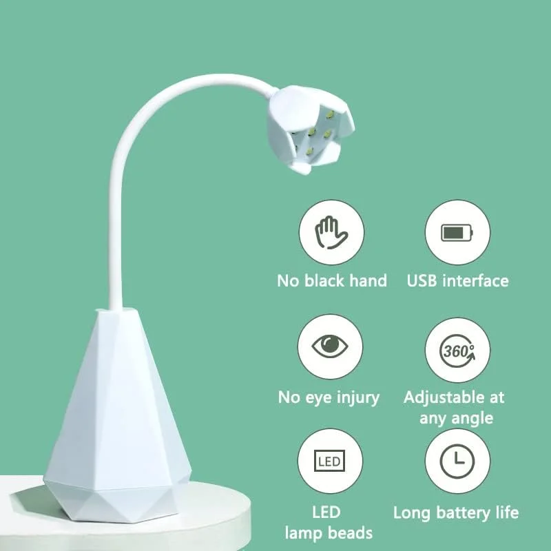 خشک کن ناخن LED یو وی USB 21 واتی، لامپ خشک کننده سریع ناخن طرح لوتوس، چراغ ناخن چرخشی 360 درجه بدون نیاز به دست برای مانیکور خانگی سالن ناخن، مناسب برای لاک ژل، ژل ناخن ساز پلی، ژل چسب خشک کن ناخن LED یو وی USB 21 واتی، لامپ خشک کننده سریع ناخن طرح لوتوس، چراغ ناخن چرخشی 360 درجه بدون نیاز به دست برای مانیکور خانگی سالن ناخن، مناسب برای لاک ژل، ژل ناخن ساز پلی، ژل چسب