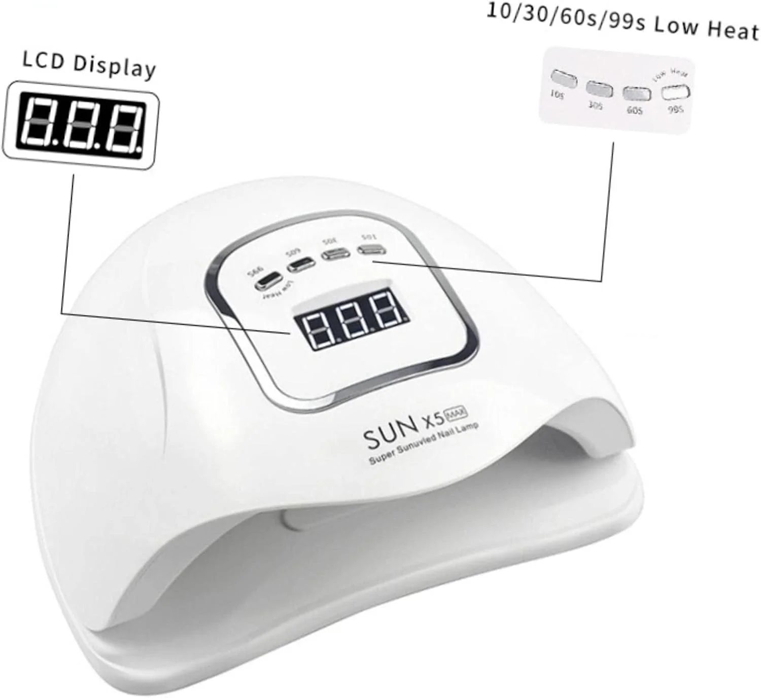 دستگاه خشک کن لاک ناخن 150 وات، لامپ ناخن، خشک کن سریع لاک، نور مشکی برای دست دستگاه خشک کن لاک ناخن 150 وات، لامپ ناخن، خشک کن سریع لاک، نور مشکی برای دست