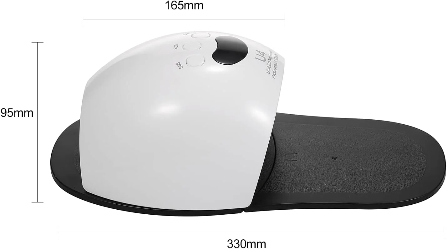 دستگاه خشک کن ناخن Irovami، لامپ UV قابل حمل 48 وات با نمایشگر LED و 3 تایمر برای خشک کردن سریع ناخن های دست و پا، ابزار مانیکور DIY