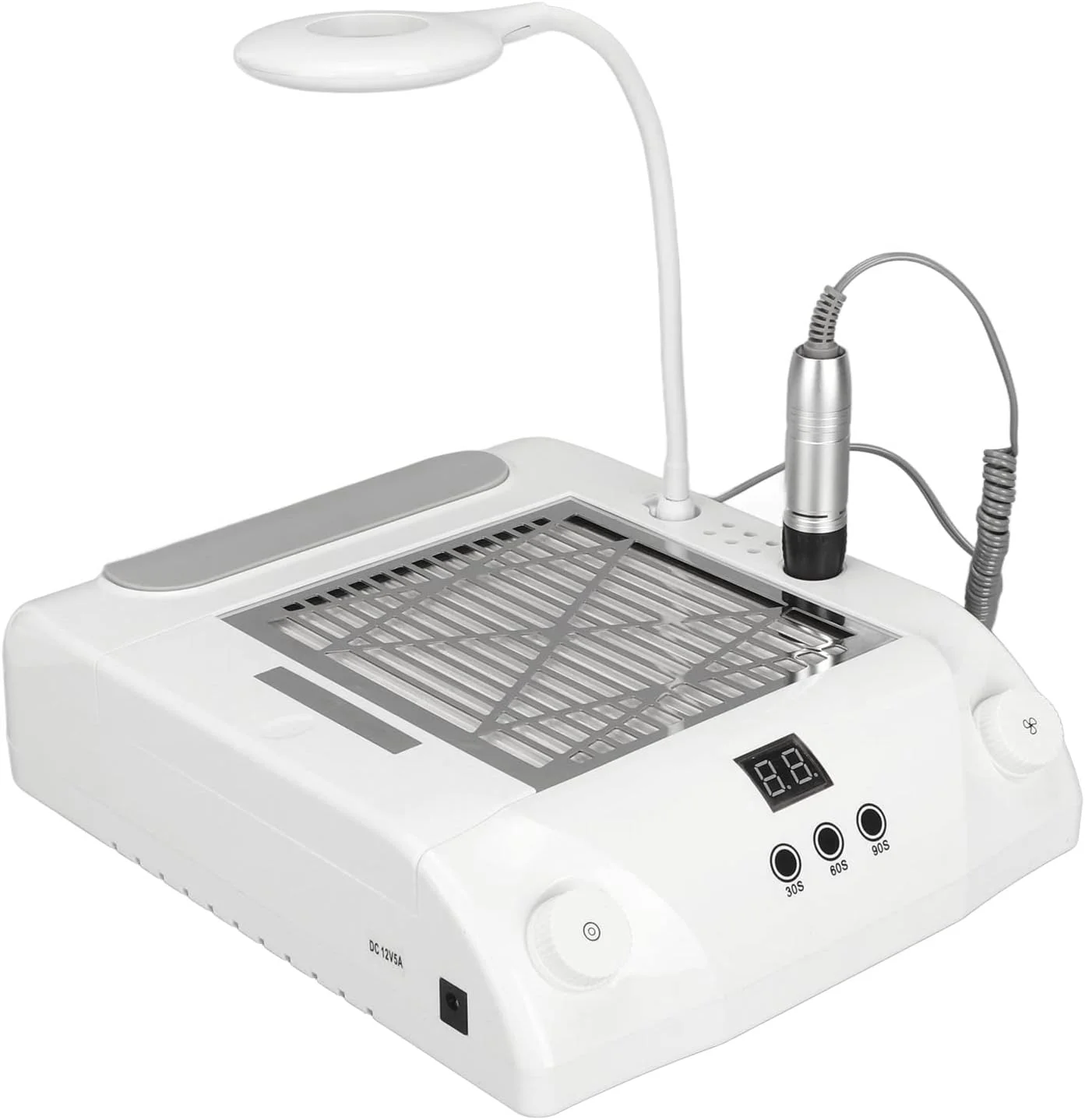 دستگاه دریل ناخن YUYTE 35000PRM، گردگیر ناخن 48 وات برای اکریلیک، دریل برقی ناخن 6 در 1 با 5 سری و 2 باند سنباده، فن قدرتمند مکنده گرد و غبار دستگاه دریل ناخن YUYTE 35000PRM، گردگیر ناخن 48 وات برای اکریلیک، دریل برقی ناخن 6 در 1 با 5 سری و 2 باند سنباده، فن قدرتمند مکنده گرد و غبار