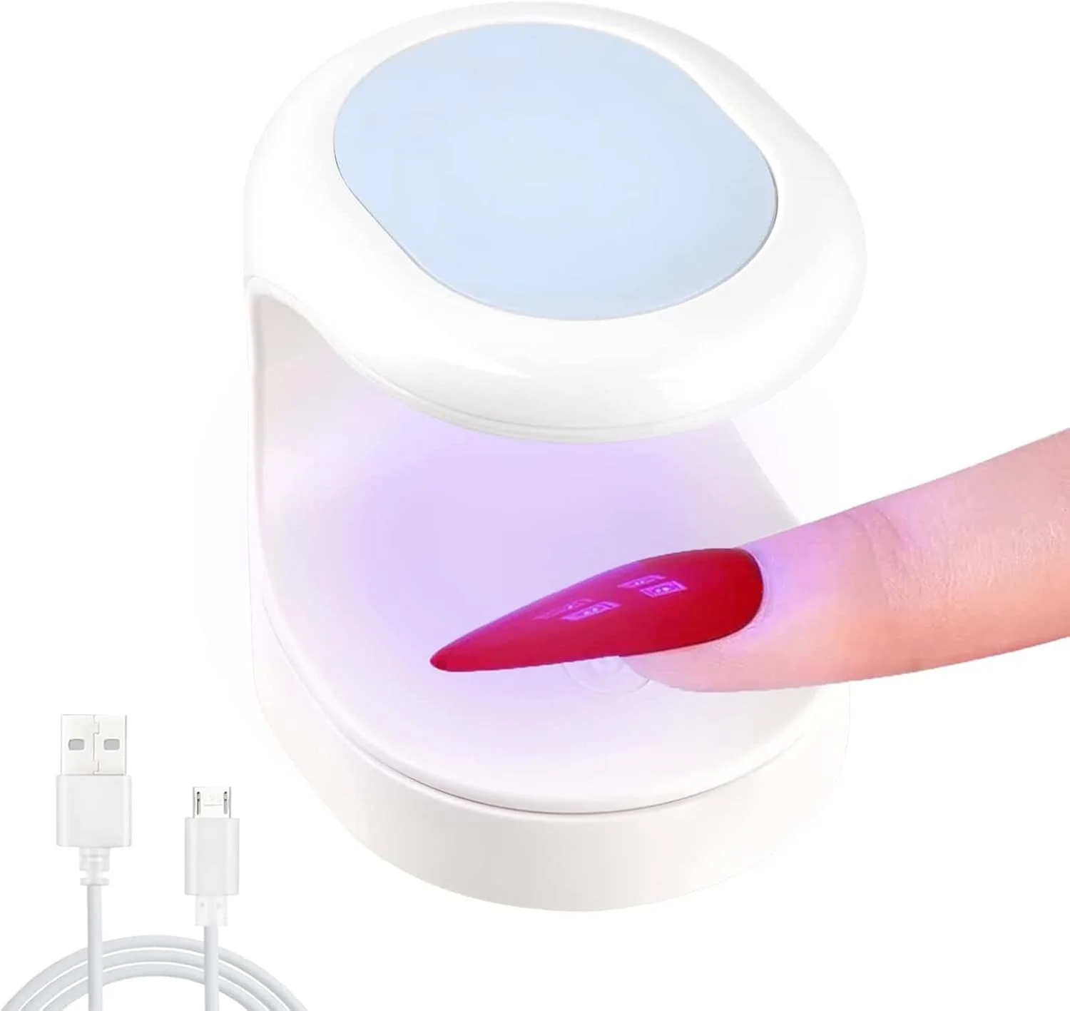 دستگاه خشک کن لاک ناخن ایرومی، مینی لامپ یو وی برای خشک کردن لاک ژل ناخن، ابزار طراحی ناخن دستگاه خشک کن لاک ناخن ایرومی، مینی لامپ یو وی برای خشک کردن لاک ژل ناخن، ابزار طراحی ناخن