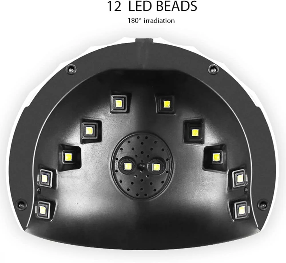 دستگاه خشک کن لاک ناخن LED یو وی Irovami، 36 وات، مناسب برای خشک کردن ژل ناخن دست و پا، دستگاه حرفه ای برای سالن های آرایشی