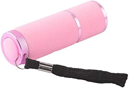 چراغ قوه LED کوچک 9 لامپی خشک کن ناخن قابل حمل UV ژل خشک کن سریع 15 ثانیه ای لاک ناخن آلیاژ آلومینیوم باتری AAA - صورتی چراغ قوه LED کوچک 9 لامپی خشک کن ناخن قابل حمل UV ژل خشک کن سریع 15 ثانیه ای لاک ناخن آلیاژ آلومینیوم باتری AAA - صورتی