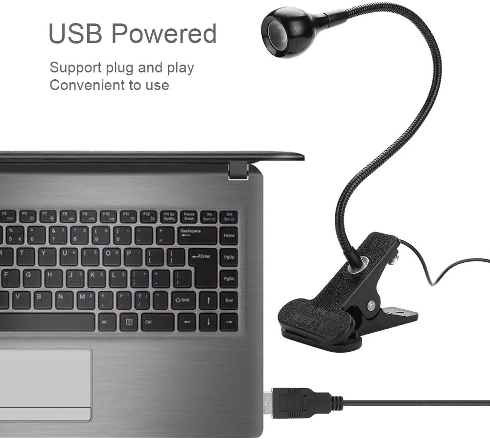 چراغ UV چسب USB لازمین 112، چراغ رومیزی انعطاف پذیر LED فرابنفش با گیره و کلید برای تعمیر تلفن همراه، خشک کردن لاک ژل ناخن