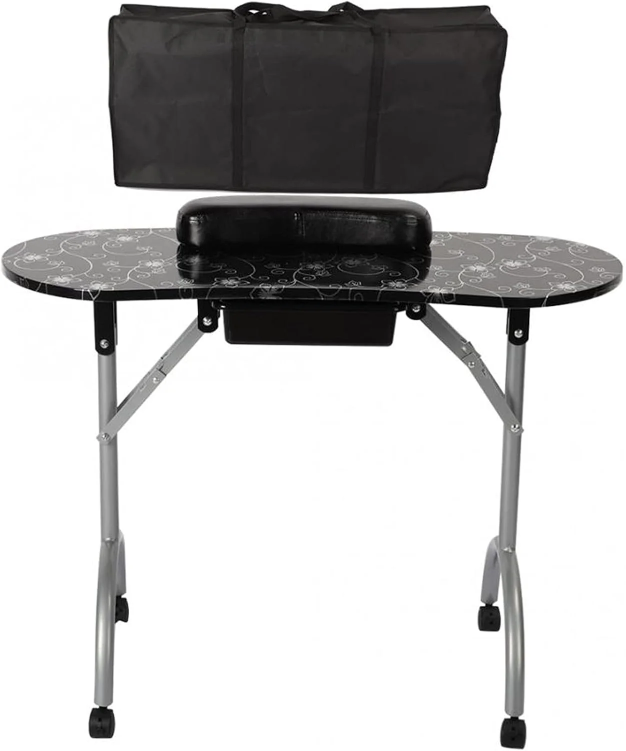 میز مانیکور قابل حمل تاشو با کیف مخصوص میز ناخن