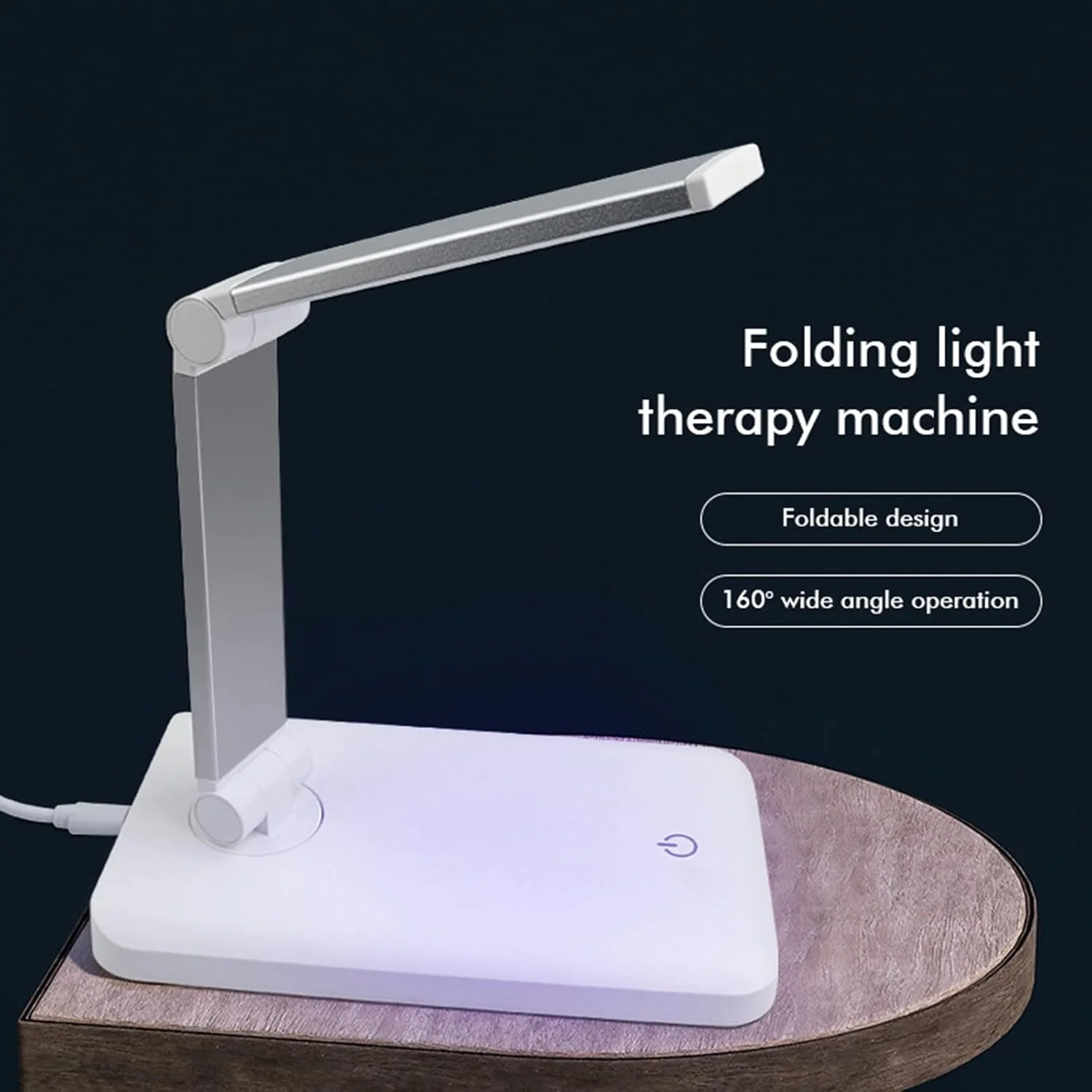 چراغ کوچک ناخن، نور UV کوچک، 10 مهره LED، رومیزی قابل حمل با قابلیت تاشو 180 درجه، عملکرد زاویه باز 160 درجه، با کلید لمسی، برای استفاده خانگی و مانیکور سالن