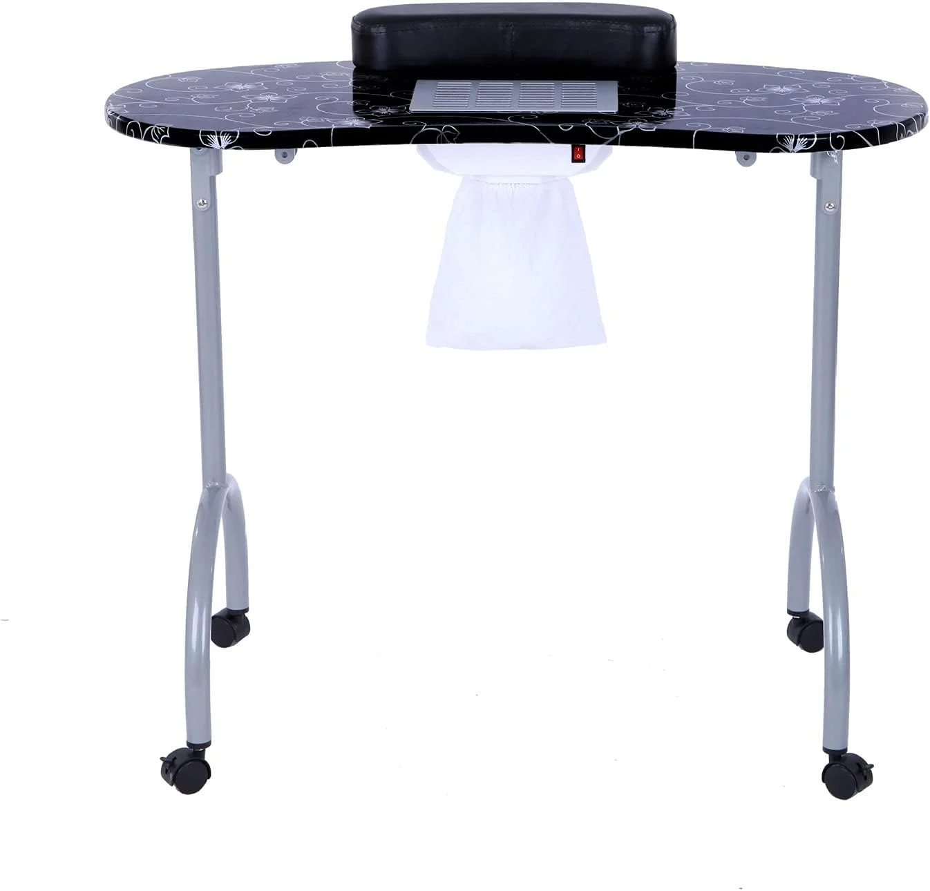 میز ناخن تاشو قابل حمل، میز مانیکور شیک و ساده، میز مانیکور قابل حمل تاشو برای سالن، میز مانیکور مناسب برای اسپا و زیبایی خانگی