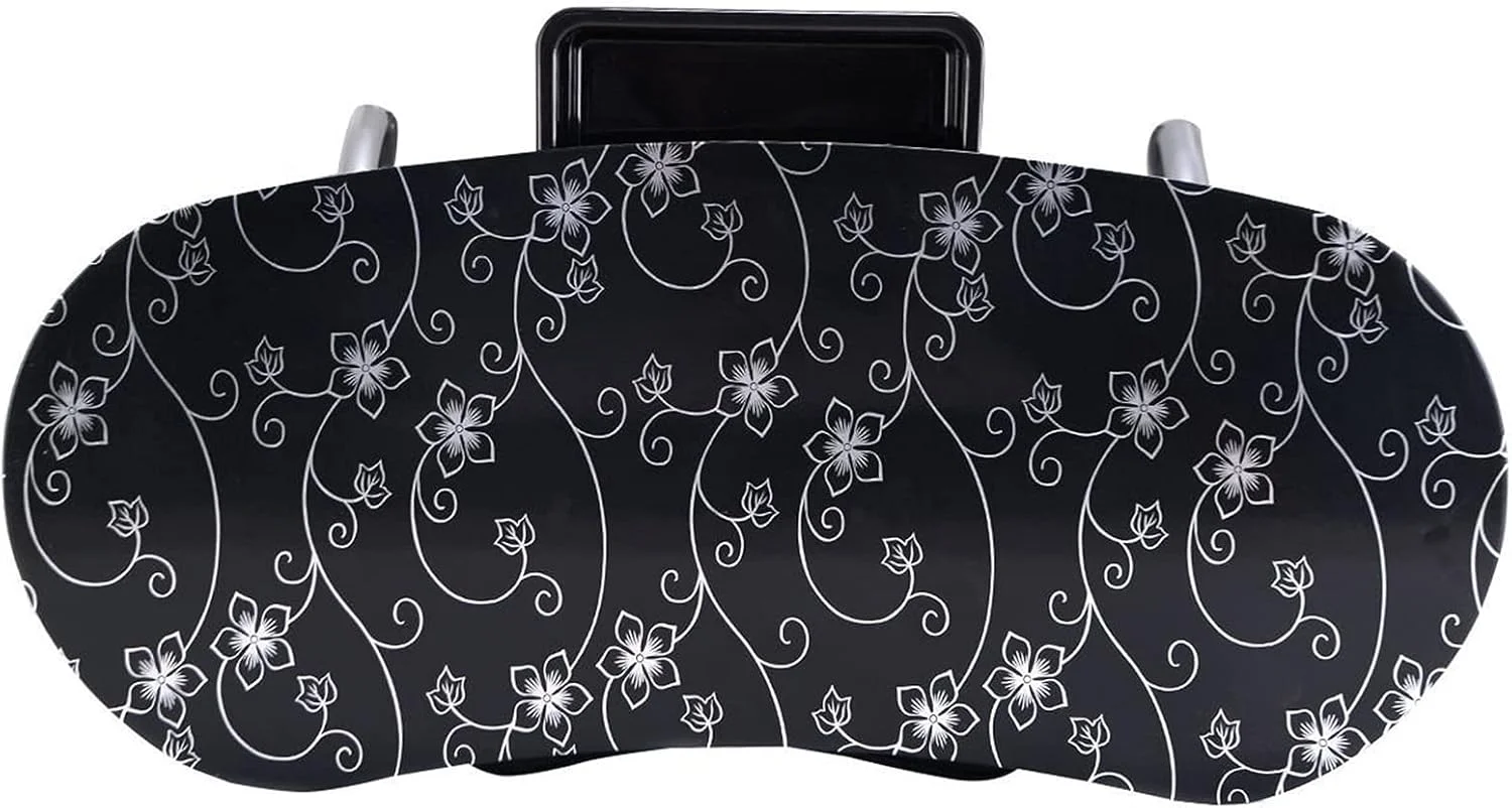 میز ناخن تاشو قابل حمل با کشو چرخ دار متحرک، میز مانیکور (رنگ: سفید)