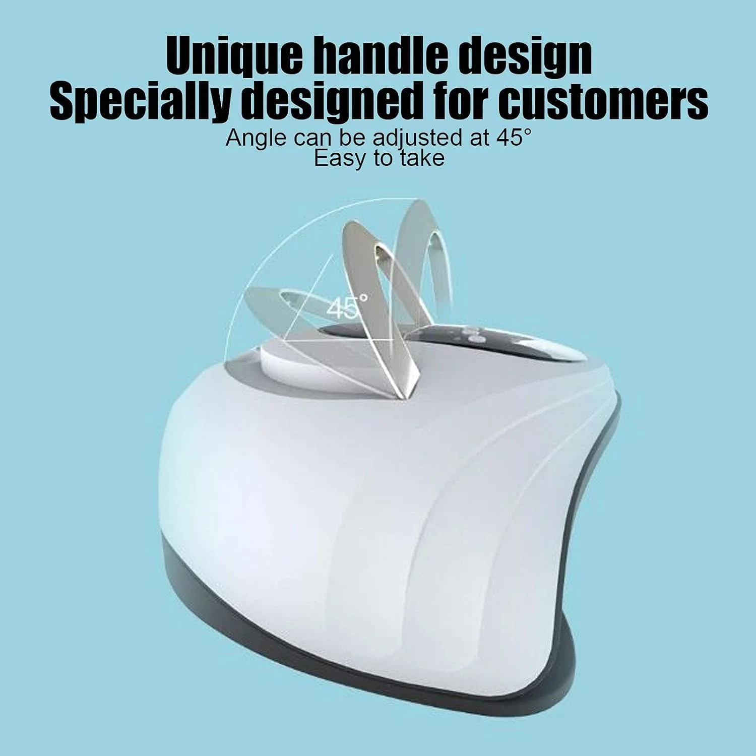 دستگاه خشک کن لاک ناخن 120 وات، نور حرفه ای خشک کن ناخن، تایمر هوشمند 10S، 30S، 60S، 99S، ابزار هنری مناسب استفاده در سالن های مانیکور و منزل (US)