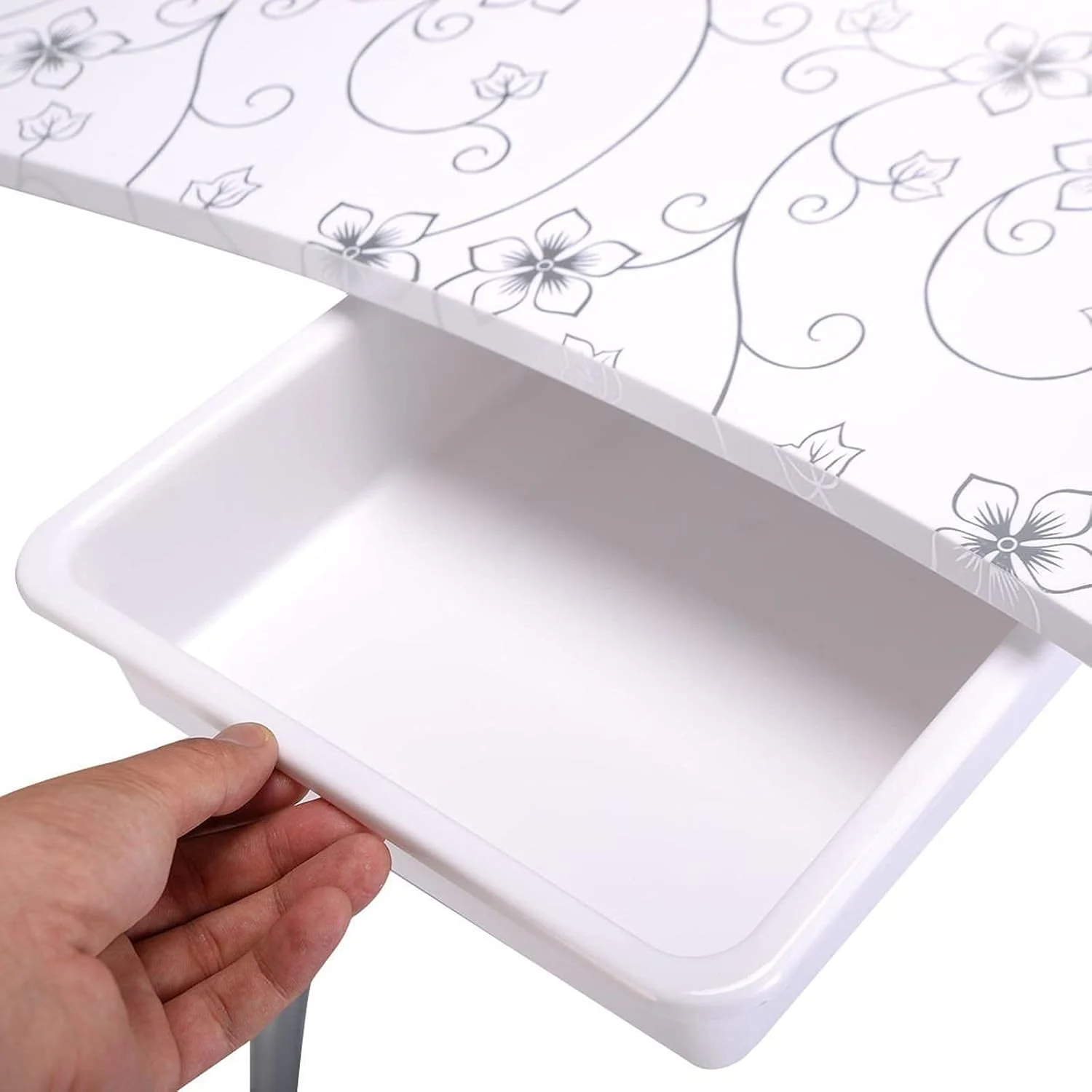 میز ناخن تاشو قابل حمل، میز مانیکور تاشو، میز مانیکور قابل حمل مناسب برای اسپا خانگی و سالن های زیبایی