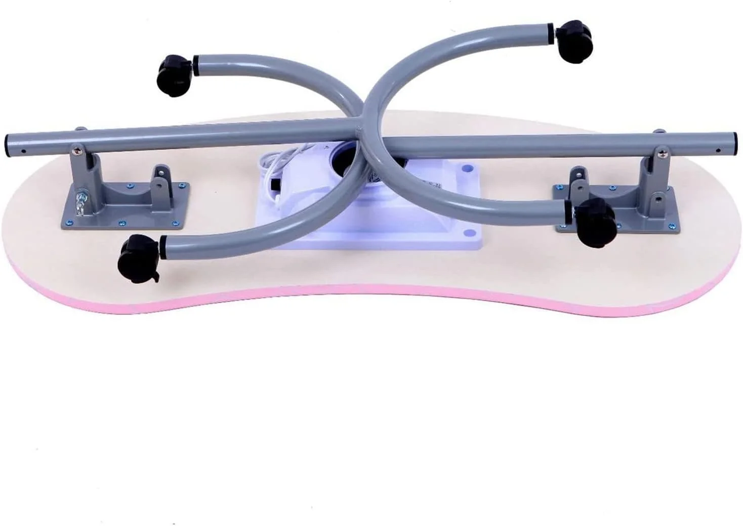 میز ناخن تاشو قابل حمل، میز کار متحرک برای تکنسین ناخن، میز کار هنری ناخن با چرخ های روان جهانی، ایده آل برای سالن های ناخن و سالن های زیبایی