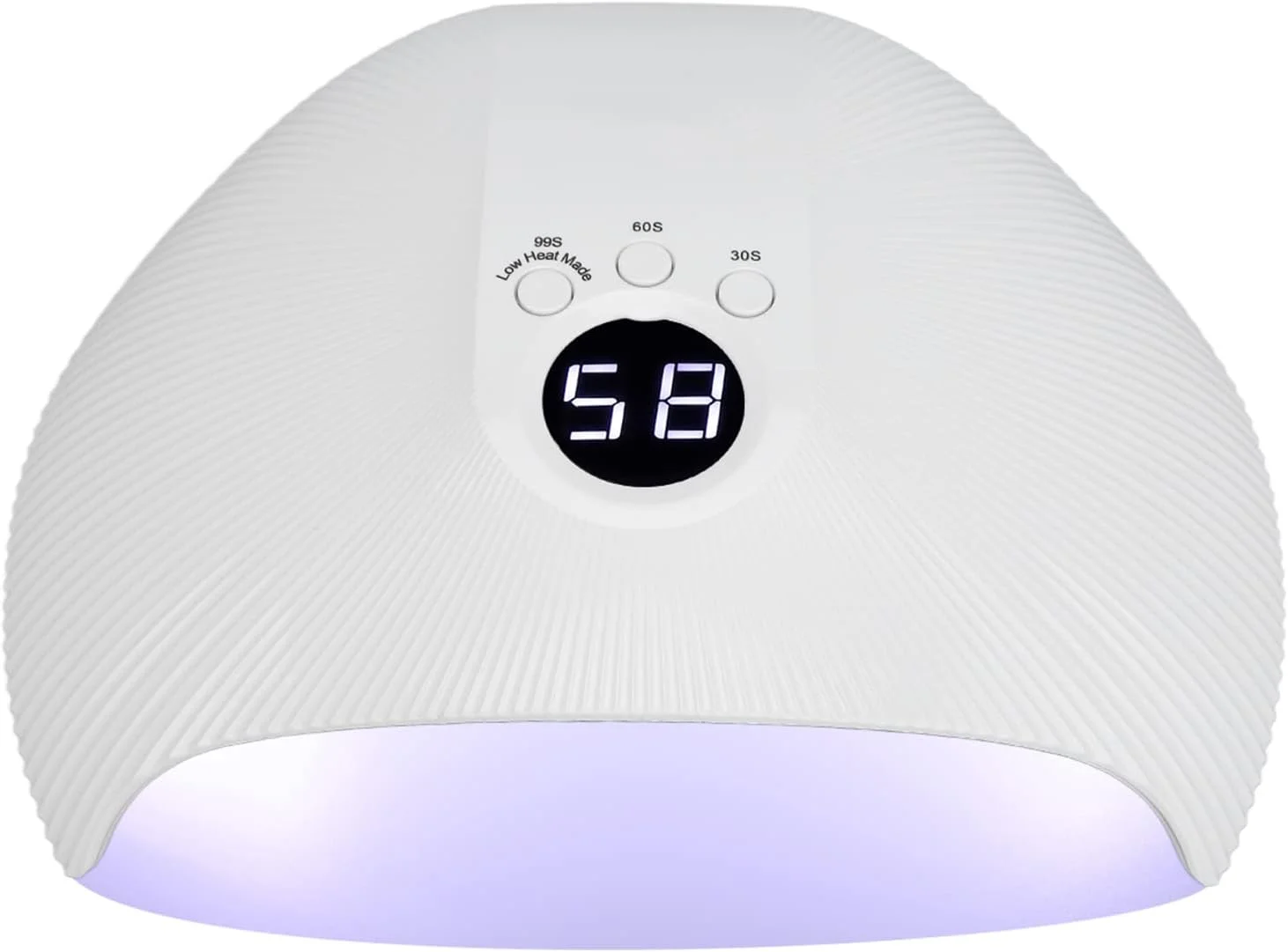 دستگاه خشک کن لاک ژل ناخن UV LED مدل 75 وات حرفه ای با سنسور اتوماتیک و صفحه نمایش LCD مناسب برای استفاده در منزل و سالن های ناخن