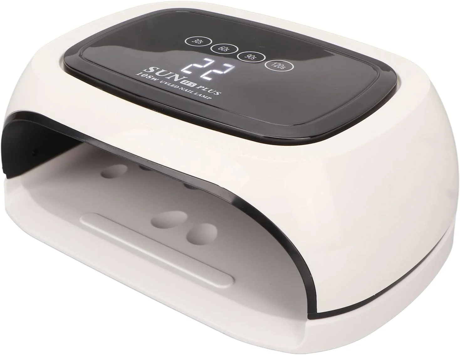 دستگاه خشک کن لاک ناخن 108 وات LED، دستگاه حرفه ای خشک کننده لاک با 4 تایمر و سنسور اتوماتیک