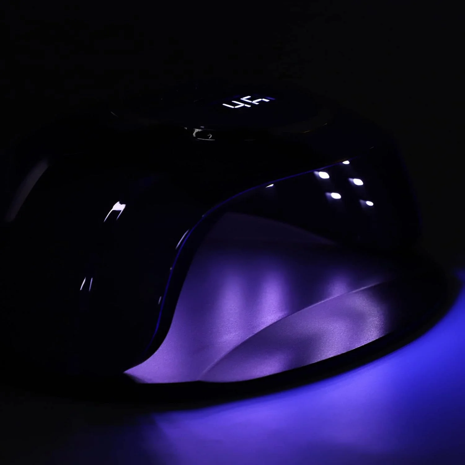 دستگاه خشک کن لاک ناخن یو وی ال ای دی 120 وات با 4 تایمر و سنسور مادون قرمز برای خشک کردن لاک ژل ناخن پا