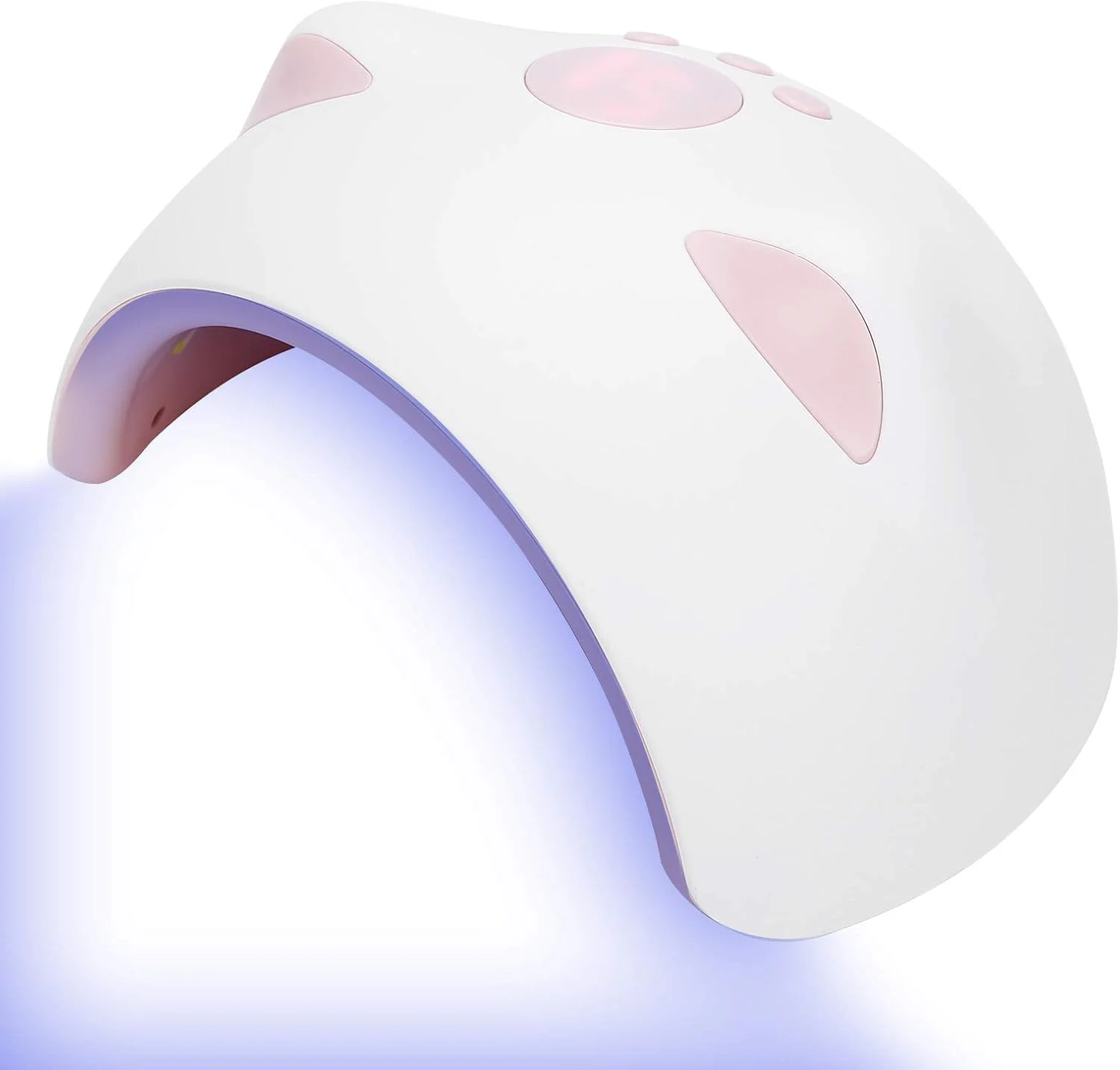 دستگاه خشک کن لاک ناخن UV ال ای دی 60 وات، دستگاه هوشمند USB، دستگاه خشک کن لاک ژل ناخن