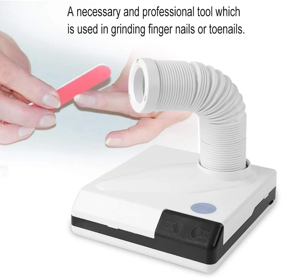 دستگاه جمع کننده گرد و غبار ناخن، مکنده حرفه ای 60 وات، جاروبرقی مانیکور، دستگاه جمع کننده گرد و غبار ناخن با قدرت مکش بالا با 3 لامپ LED برای میز ناخن و سالن ناخن (آمریکا) دستگاه جمع کننده گرد و غبار ناخن، مکنده حرفه ای 60 وات، جاروبرقی مانیکور، دستگاه جمع کننده گرد و غبار ناخن با قدرت مکش بالا با 3 لامپ LED برای میز ناخن و سالن ناخن (آمریکا)