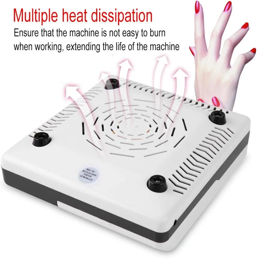 دستگاه جمع کننده گرد و غبار ناخن، مکنده حرفه ای 60 وات، جاروبرقی مانیکور، دستگاه جمع کننده گرد و غبار ناخن با قدرت مکش بالا با 3 لامپ LED برای میز ناخن و سالن ناخن (آمریکا) دستگاه جمع کننده گرد و غبار ناخن، مکنده حرفه ای 60 وات، جاروبرقی مانیکور، دستگاه جمع کننده گرد و غبار ناخن با قدرت مکش بالا با 3 لامپ LED برای میز ناخن و سالن ناخن (آمریکا)