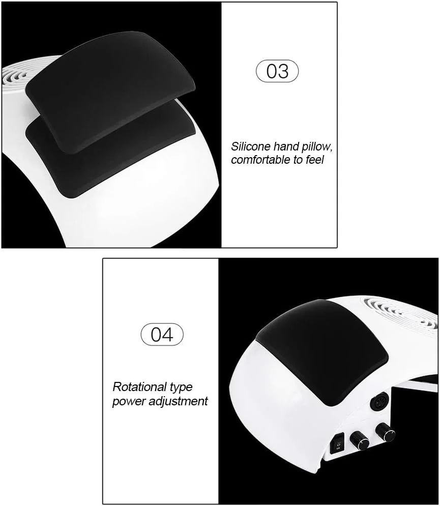 دستگاه دو منظوره جمع کننده گرد ناخن و دریل ناخن 80 وات دستگاه دو منظوره جمع کننده گرد ناخن و دریل ناخن 80 وات