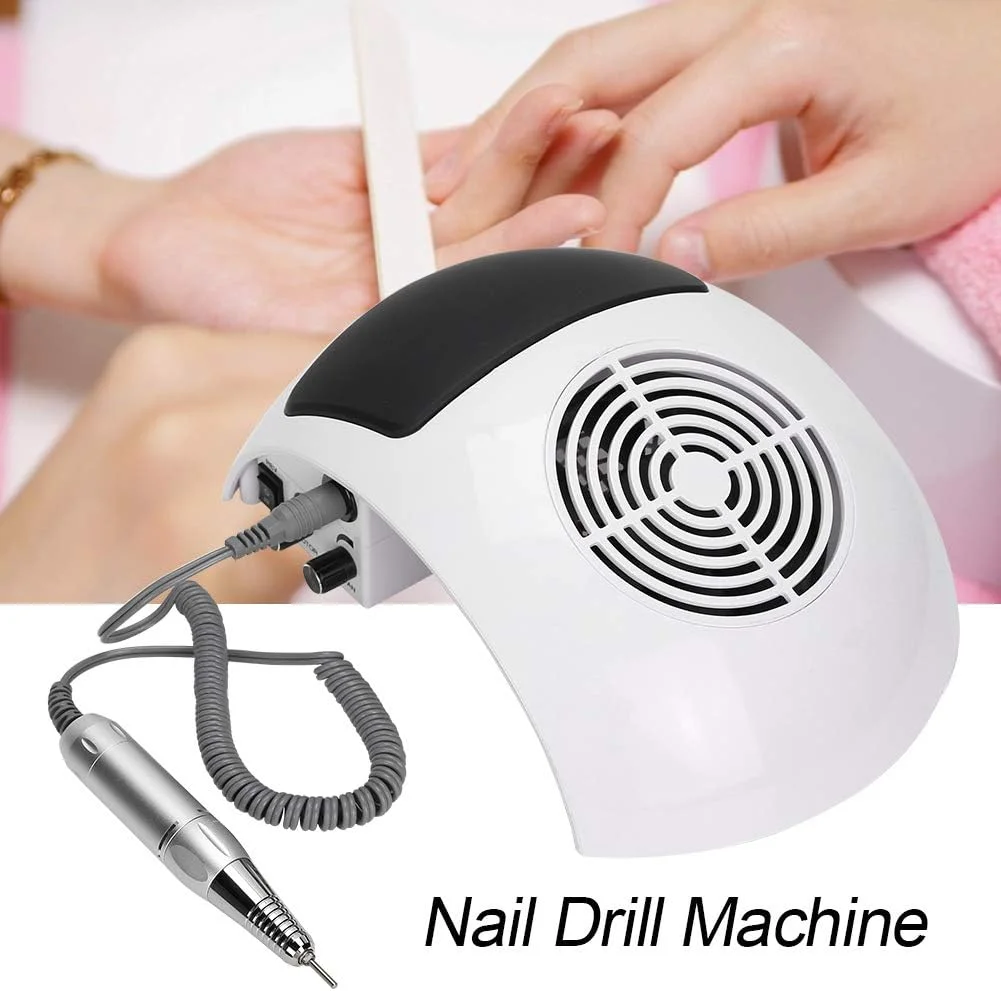 دستگاه دو منظوره جمع کننده گرد ناخن و دریل ناخن 80 وات دستگاه دو منظوره جمع کننده گرد ناخن و دریل ناخن 80 وات