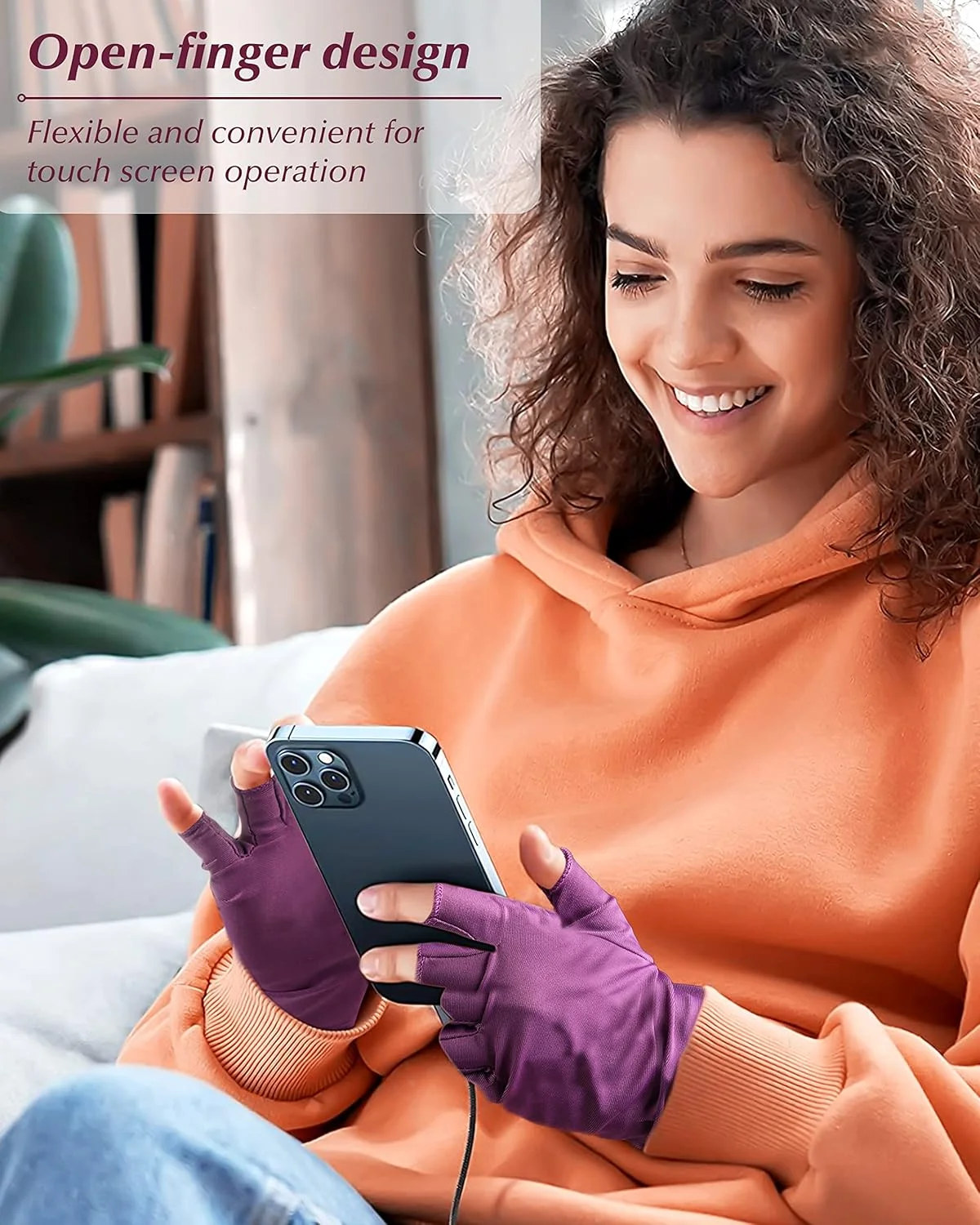 دستکش های محافظ UV MoHern برای ناخن، 4 جفت دستکش محافظ UV بدون انگشت برای مانیکور ژلی، محافظت از دست ها در برابر اشعه UV