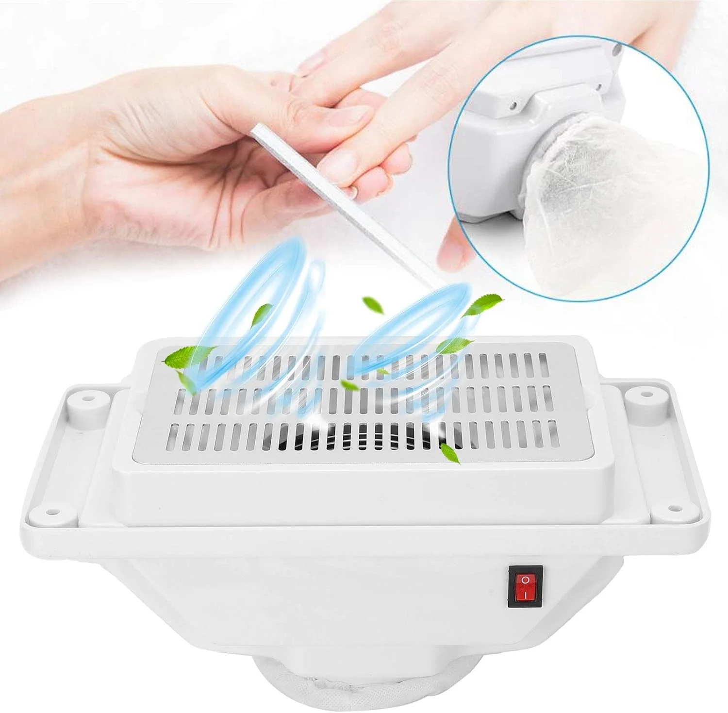 جمع کننده گرد و غبار ناخن 6 وات، جاروبرقی رومیزی بی صدا، ابزار قدرتمند مانیکور جمع کننده گرد و غبار ناخن 6 وات، جاروبرقی رومیزی بی صدا، ابزار قدرتمند مانیکور