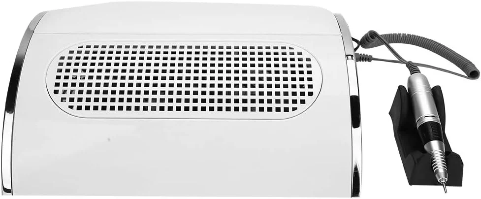 دستگاه مانیکور برقی، دستگاه مکنده گرد و غبار ناخن 60 وات قدرت بالا برای سالن ناخن خانگی دستگاه مانیکور برقی، دستگاه مکنده گرد و غبار ناخن 60 وات قدرت بالا برای سالن ناخن خانگی