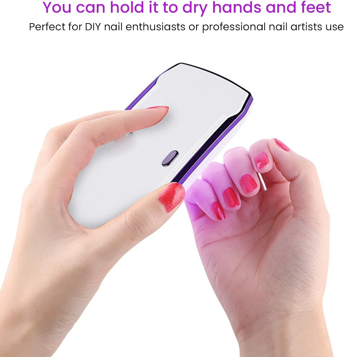 دستگاه خشک کن لاک ناخن با نور ال ای دی یو وی 36 وات مناسب برای ناخن کاران حرفه ای و سالن های آرایشی