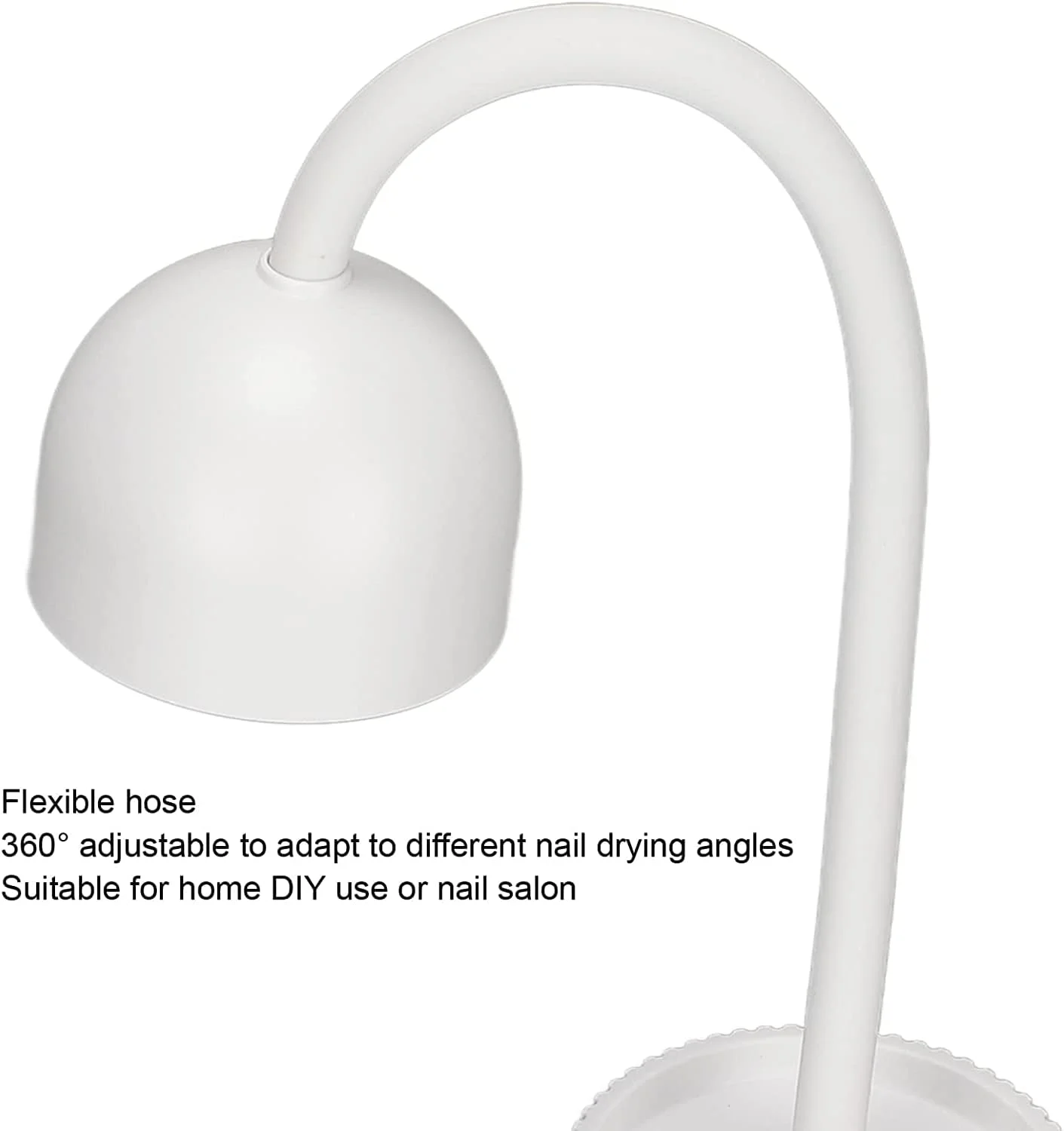 چراغ LED UV ناخن، چراغ ژل ناخن سریع و چرخشی 360 درجه، خشک کن ژل ناخن گردن غازی رومیزی USB برای مانیکور خانگی و سالنی DIY چراغ LED UV ناخن، چراغ ژل ناخن سریع و چرخشی 360 درجه، خشک کن ژل ناخن گردن غازی رومیزی USB برای مانیکور خانگی و سالنی DIY