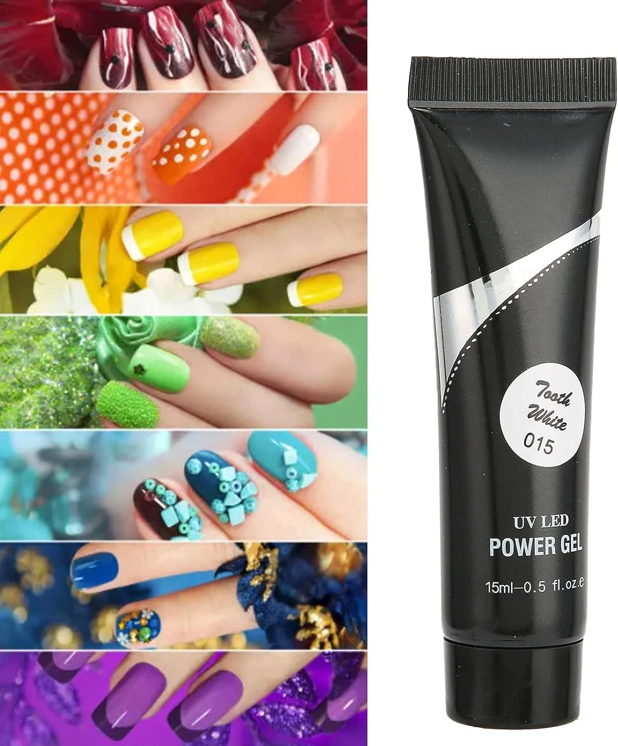 ژل یو وی، خشک شدن سریع، ساده، حرفه ای، جمع و جور، قابل حمل، ژل اکستنشن ناخن، ابزار طراحی ناخن برای سالن ناخن، منزل، مهمانی رقص (15)
