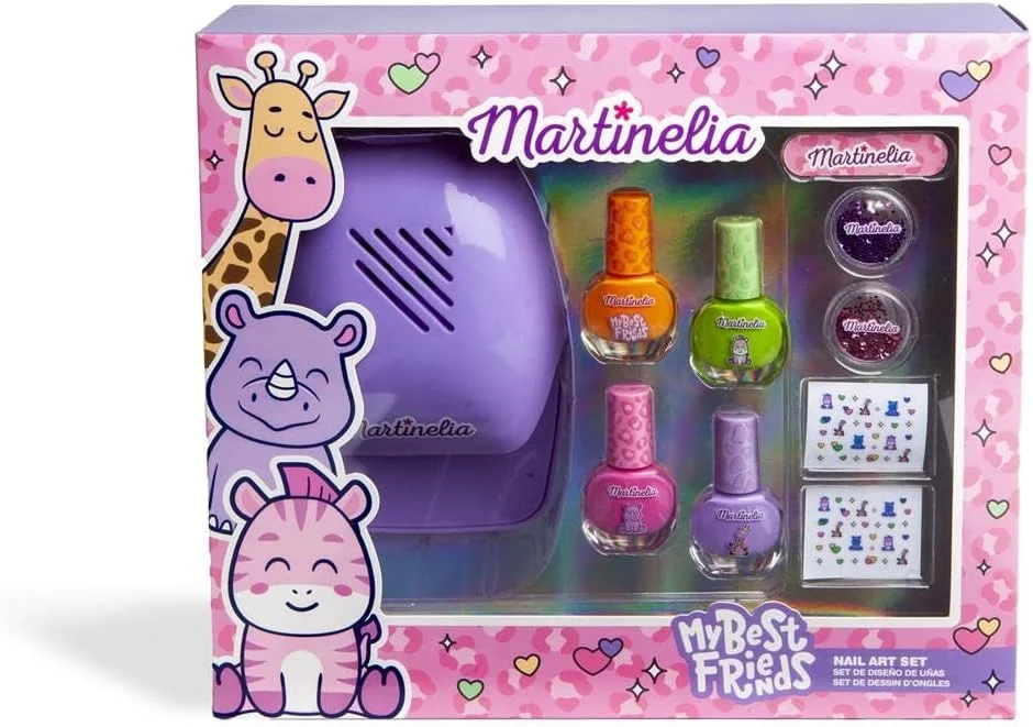 ست لاک ناخن مارتینلیا بهترین دوستان من به همراه خشک کن، ۲۸ در ۲۴ در ۷ سانتی متر