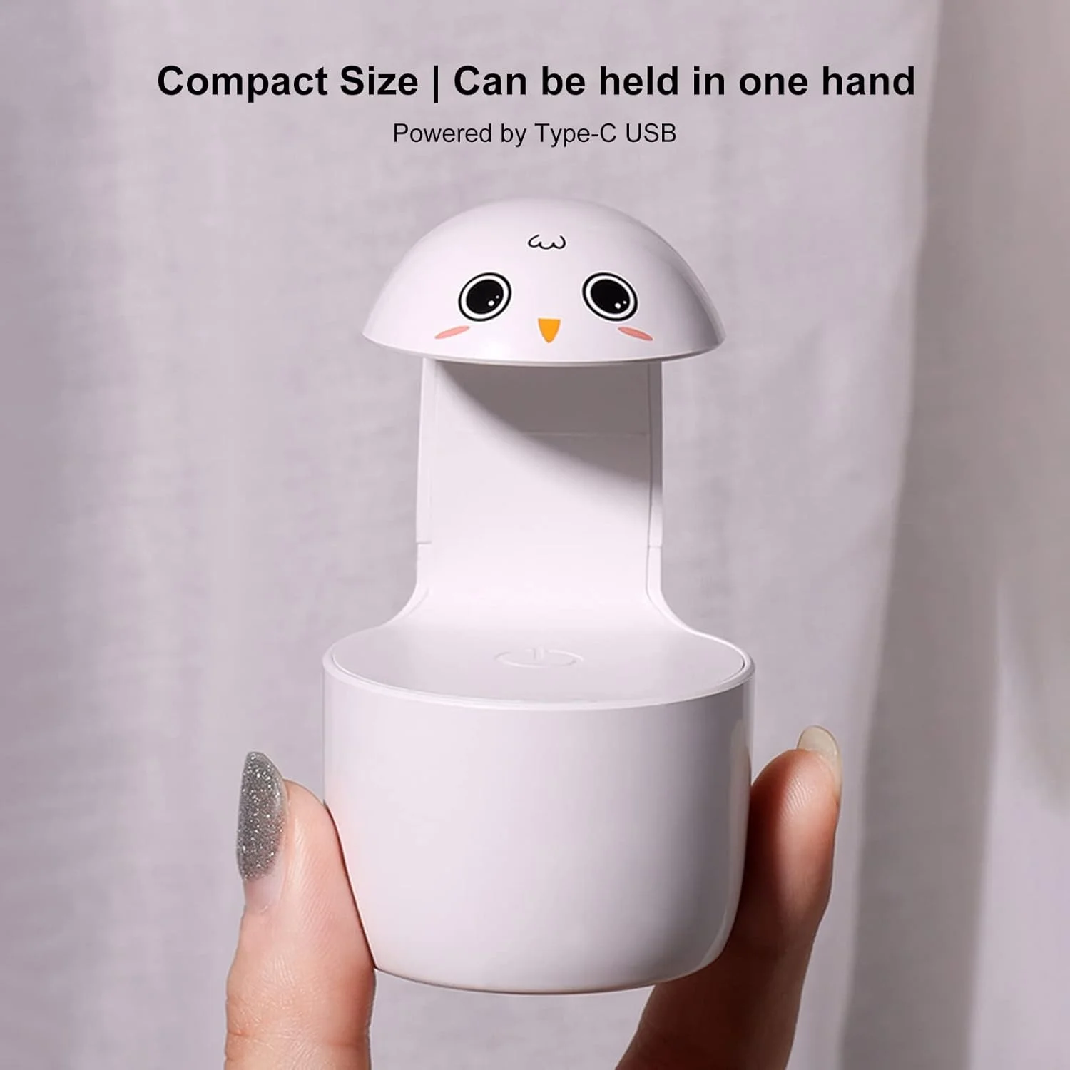 دستگاه خشک کن لاک ناخن Fawoonu، مینی دستگاه قابل حمل خشک کن ناخن مناسب استفاده خانگی با منبع نور دوگانه