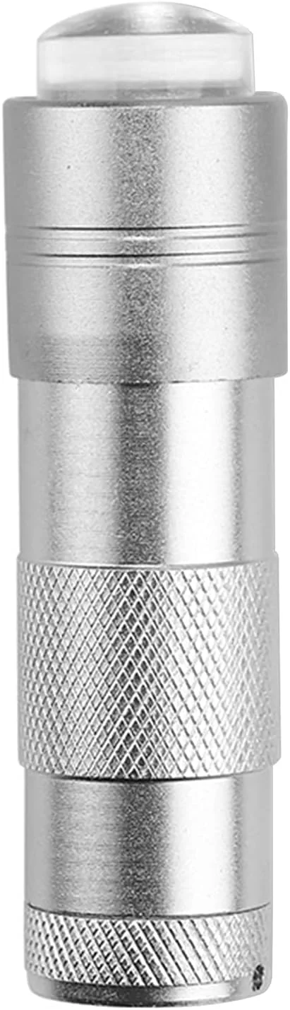 چراغ قوه مینیاتوری موریلیان برای خشک کردن ژل یو وی ال ای دی، چراغ دستی ناخن قابل شارژ USB با سر سیلیکونی و دسته ضد لغزش