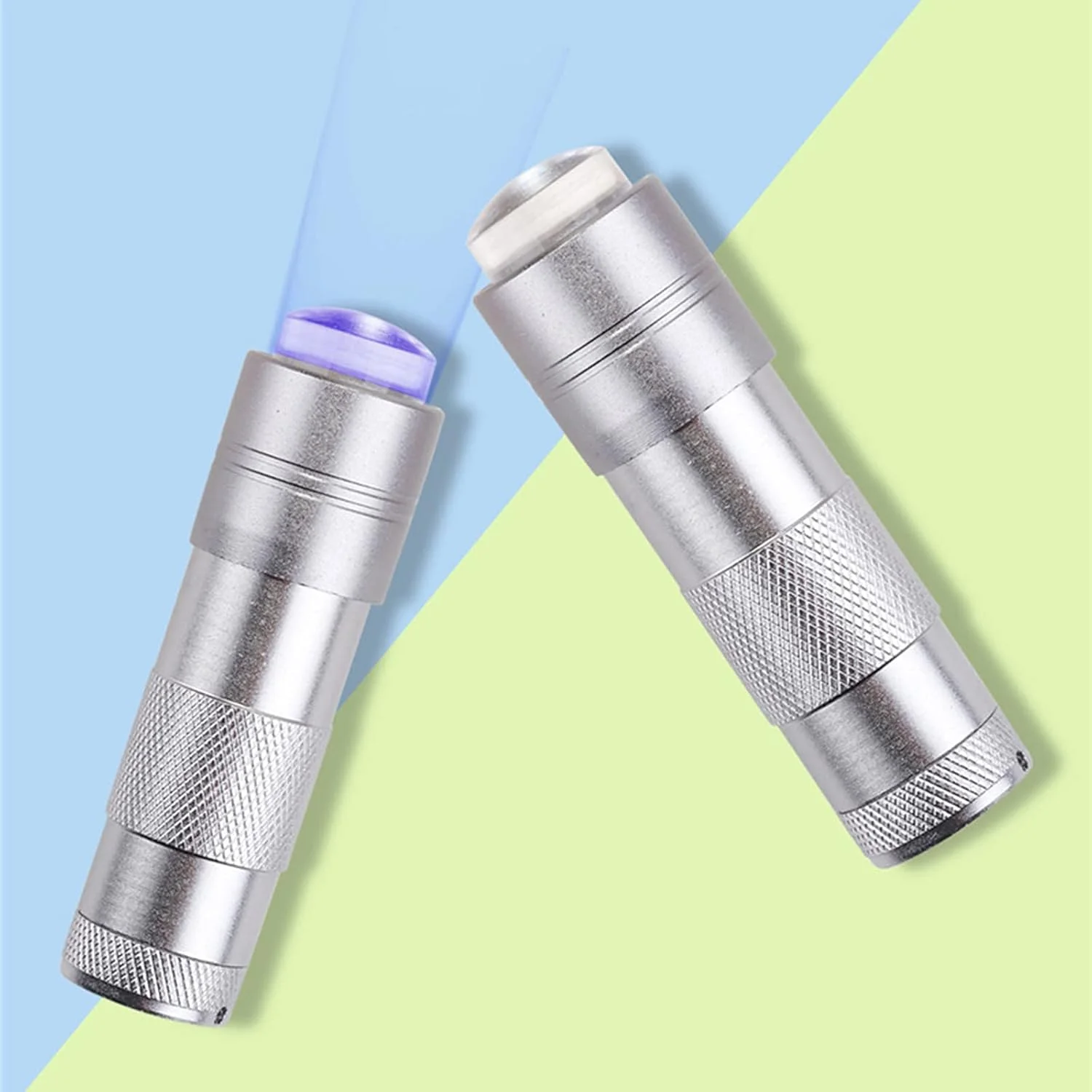 چراغ قوه مینیاتوری موریلیان برای خشک کردن ژل یو وی ال ای دی، چراغ دستی ناخن قابل شارژ USB با سر سیلیکونی و دسته ضد لغزش