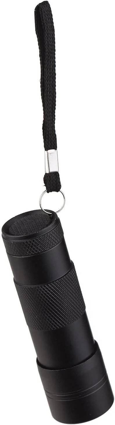 چراغ قوه Fawoonu، چراغ UV دستی کوچک Irovami، چراغ قوه کوچک 12 LED 395 نانومتری برای صورت