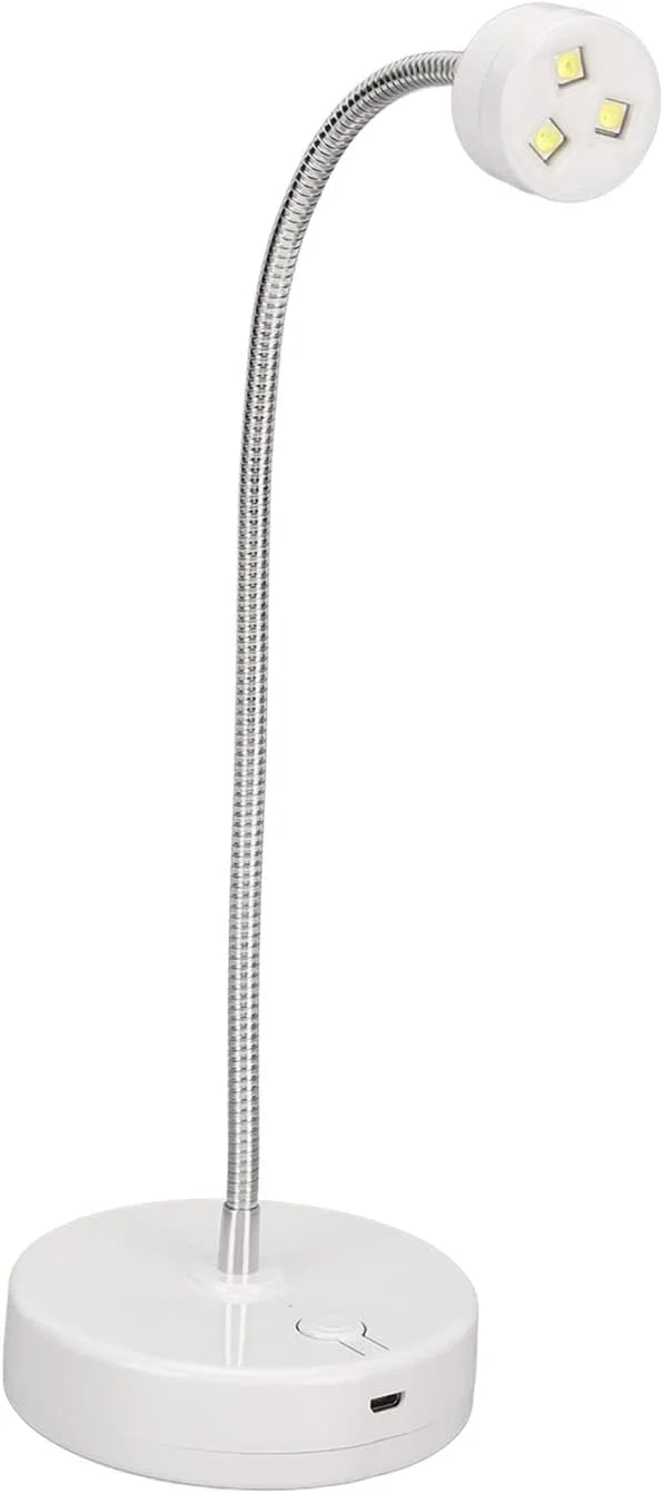 چراغ LED ناخن Jiawu UV، چراغ UV LED USB برای ناخن های ژلی، چراغ خشک کن سریع گردن غازی چرخان 360 درجه، خشک کن ناخن قابل حمل، چراغ خشک کننده ژل اکستنشن ناخن برای خانه، سالن