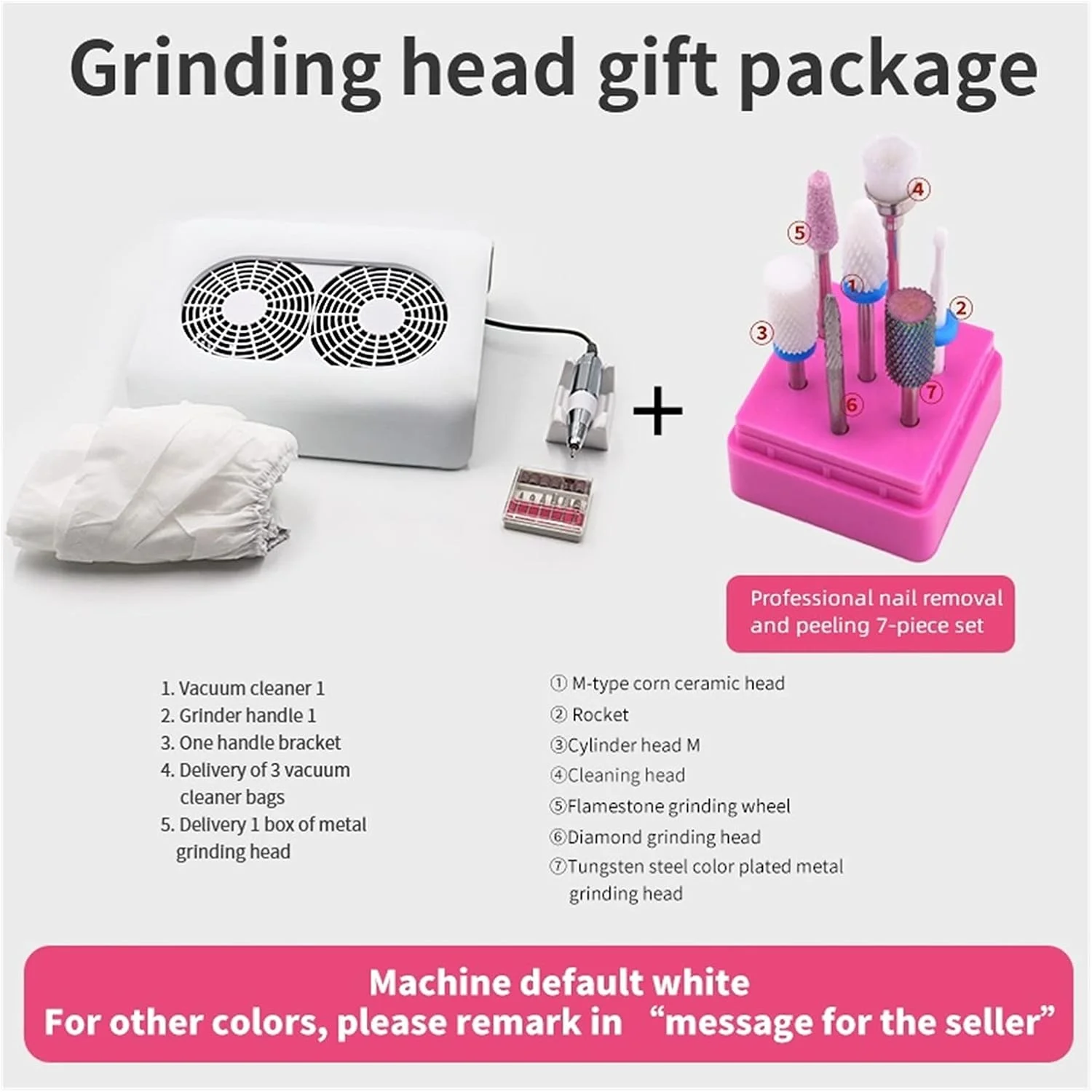 دستگاه جمع کننده گرد و غبار ناخن 48 وات، فن ناخن برای سالن آرایش ناخن، دستگاه مکنده و جاروبرقی دو فن به همراه دریل ناخن، 2 فن برای مانیکور، فیلتر ناخن حرفه ای (رنگ: بسته هدیه)