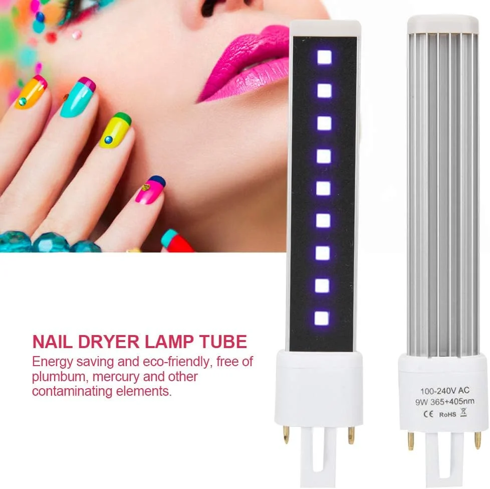 لامپ ال ای دی یو وی ناخن، لامپ خشک کن ژل ناخن با منبع نور دوگانه 365+405 نانومتر، لامپ جایگزین برای خشک کن ناخن مناسب برای انواع ژل های لاک ابزار طراحی ناخن لامپ ال ای دی یو وی ناخن، لامپ خشک کن ژل ناخن با منبع نور دوگانه 365+405 نانومتر، لامپ جایگزین برای خشک کن ناخن مناسب برای انواع ژل های لاک ابزار طراحی ناخن
