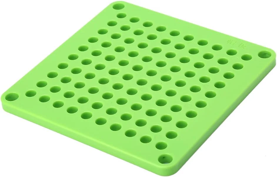 پرکننده کپسول خالی 100 سوراخه، صفحه پرکننده دستی پودر کپسول پلاستیکی سایز 0#