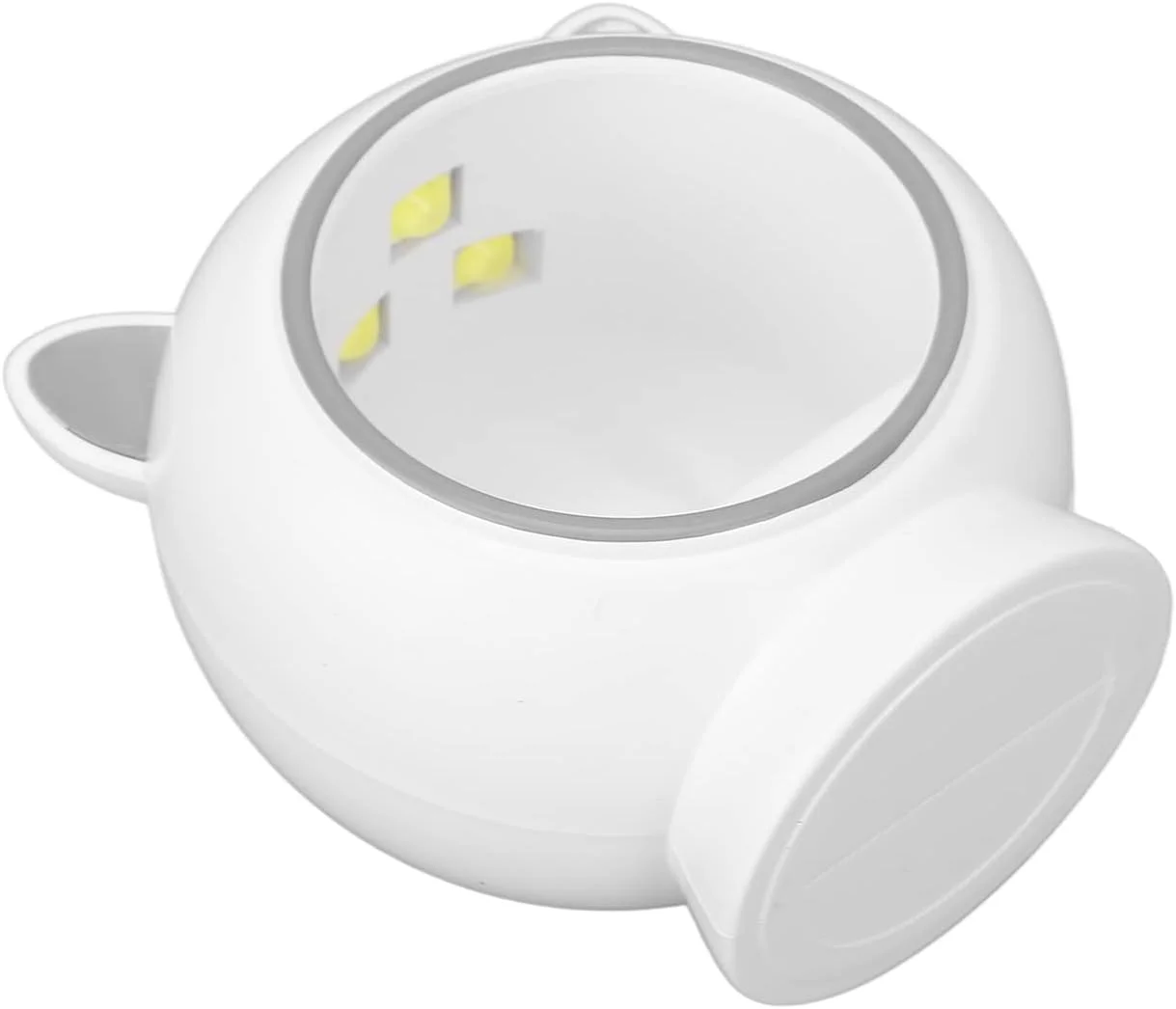 چراغ UV کوچک ناخن، چراغ خشک کننده ژل ناخن با شارژ Type-C طول موج 365 نانومتر 395 نانومتر برای همه چسب های ناخن (سفید)