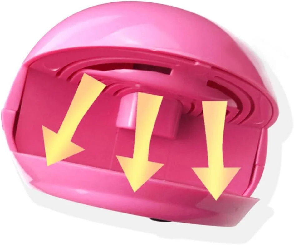 خشک کن لاک ناخن، دستگاه خنک کننده برقی ناخن، ابزار مانیکور لاک ناخن، رنگ قرمز رز