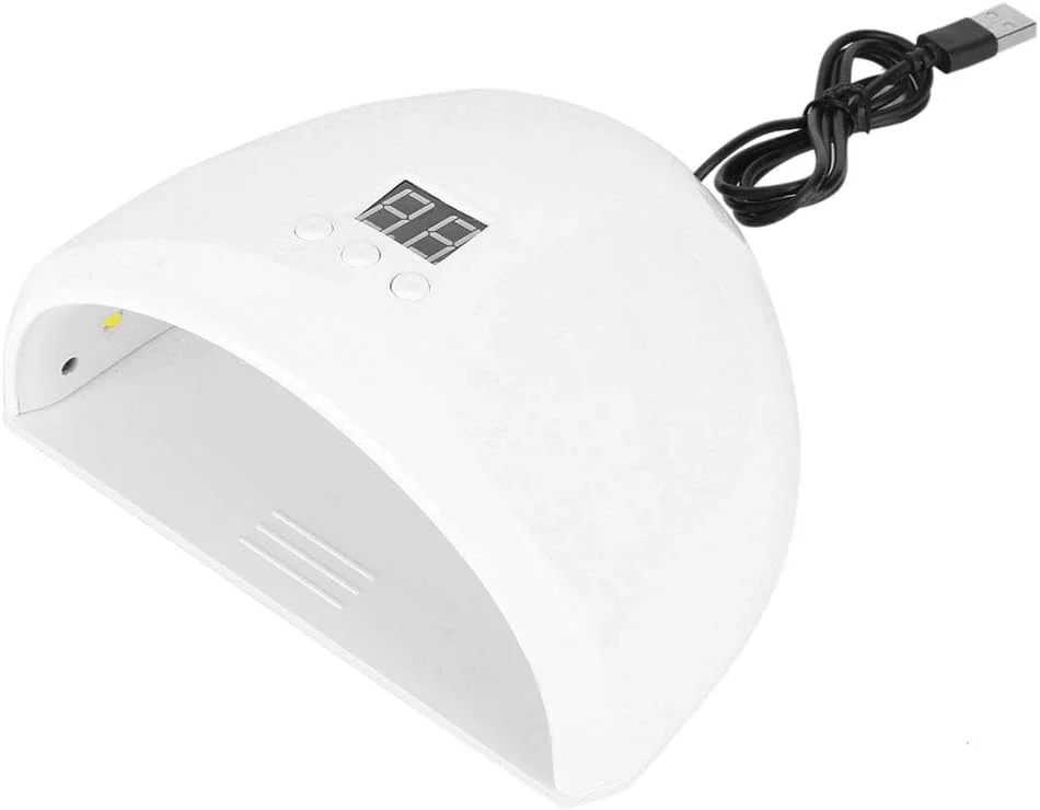 دستگاه خشک کن لاک ژل ناخن ال ای دی هوشمند 36 وات، ابزار طراحی ناخن (سفید)
