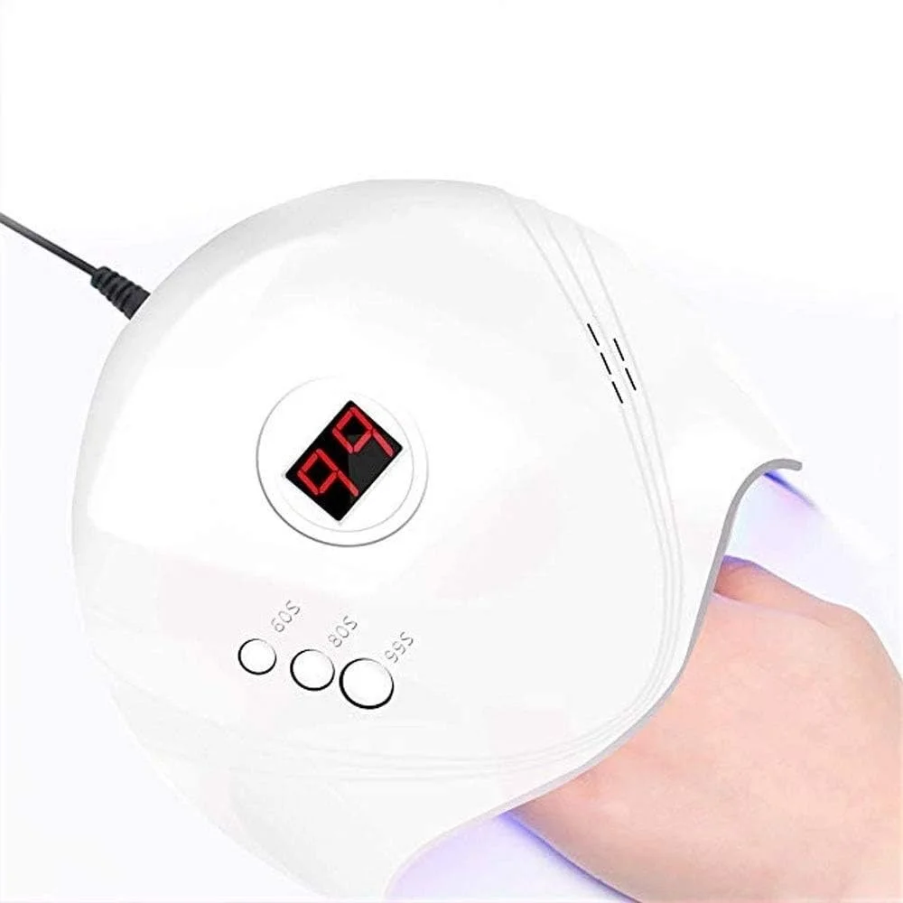 دستگاه خشک کن لاک ژل ناخن LED UV 36 وات با 12 لامپ LED UV و 3 تایمر، ابزار و لوازم جانبی حرفه ای طراحی ناخن