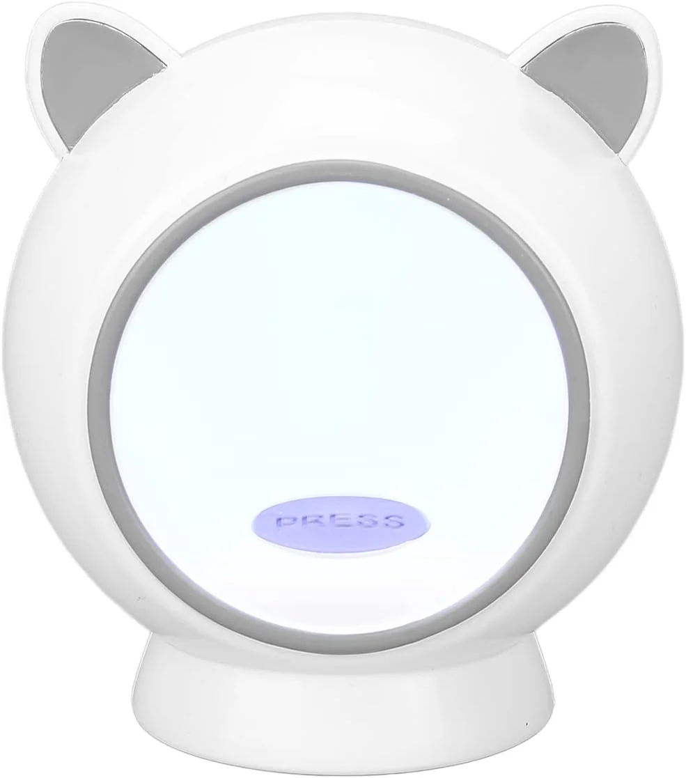 خشک کن ناخن، مینی لامپ ناخن 6 واتی، دارای 3 عدد چیپ نوری با نورپردازی 360 درجه، چراغ خشک کن LED، چراغ خشک کننده لاک ژل ناخن UV LED با شارژ Type C برای بانوان (سفید)