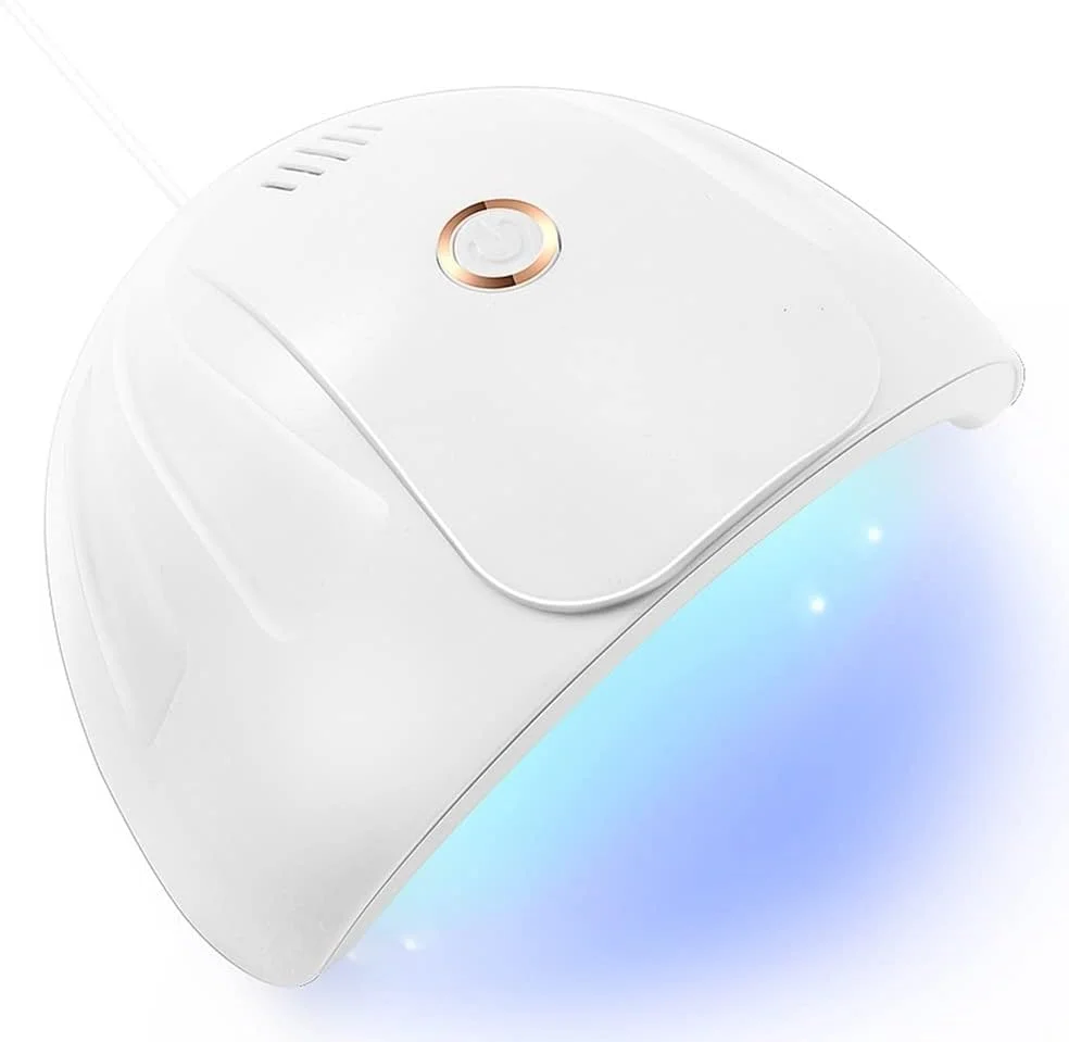 دستگاه خشک کن لاک ناخن LED با 18 لامپ UV برای خشک کردن انواع لاک ژل، شارژ USB، مناسب برای مانیکور حرفه ای (رنگ: سفید A3، سایز: 1)