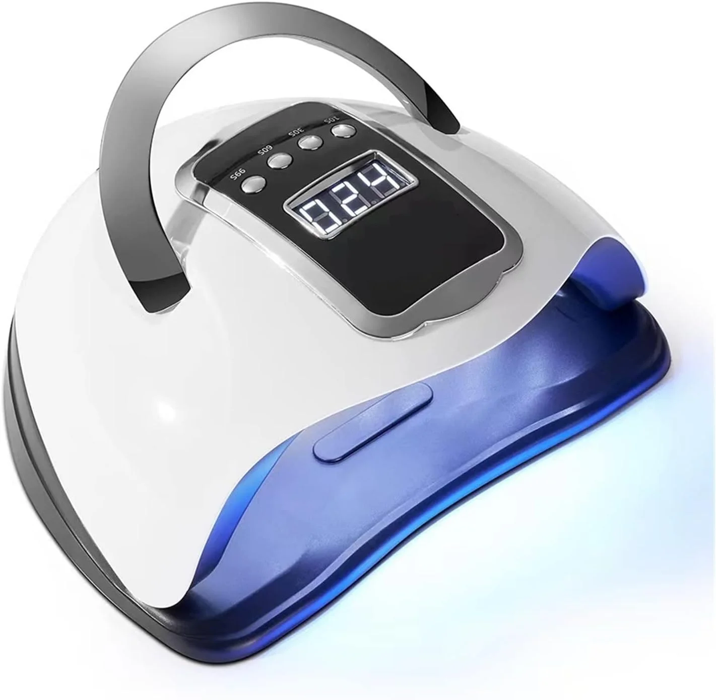 دستگاه خشک کن لاک ناخن 66LED UV LED، طراحی قابل حمل با صفحه نمایش لمسی LCD بزرگ، سنسور هوشمند، مناسب برای خشک کردن لاک ژل