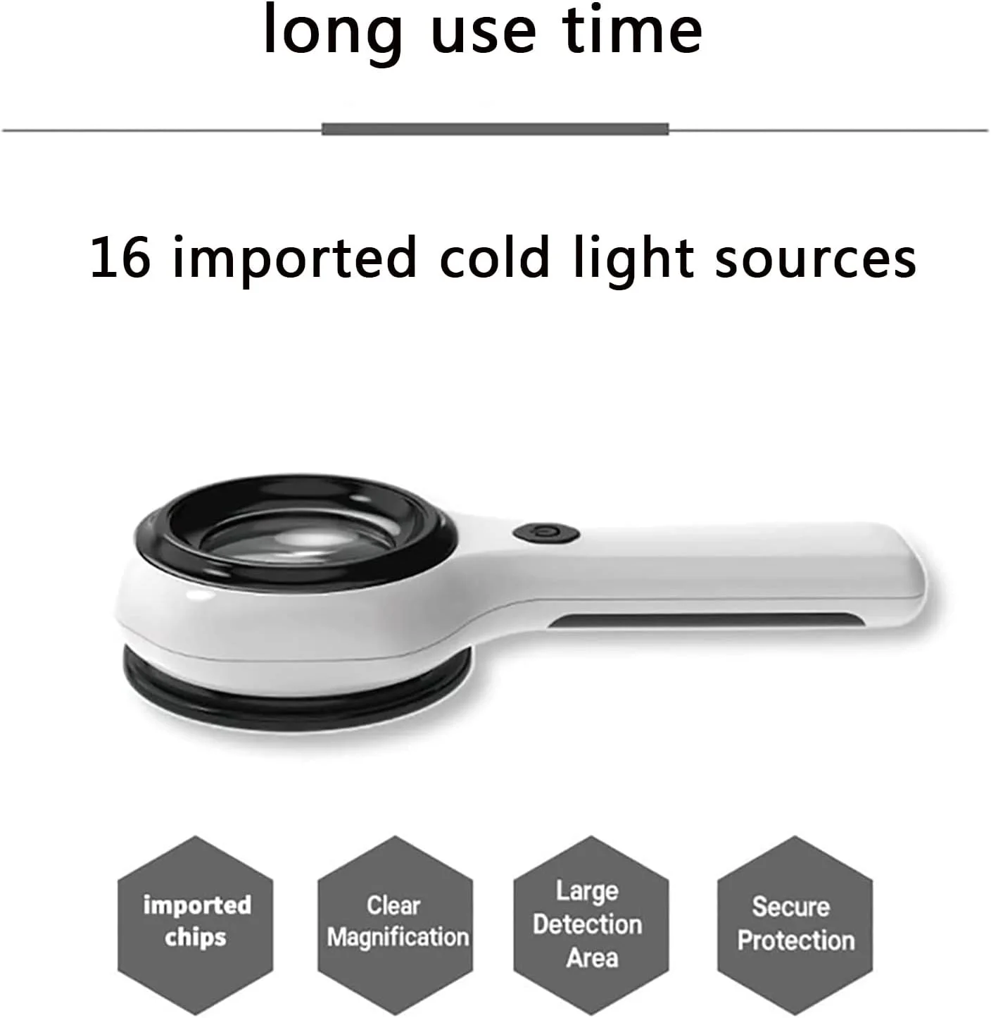 لامپ آنالیزور پوست، لامپ قابل حمل وود، چراغ آنالیزور پوست با بزرگنمایی و منابع LED، برای تشخیص مراقبت از پوست تجهیزات سالن اسپا
