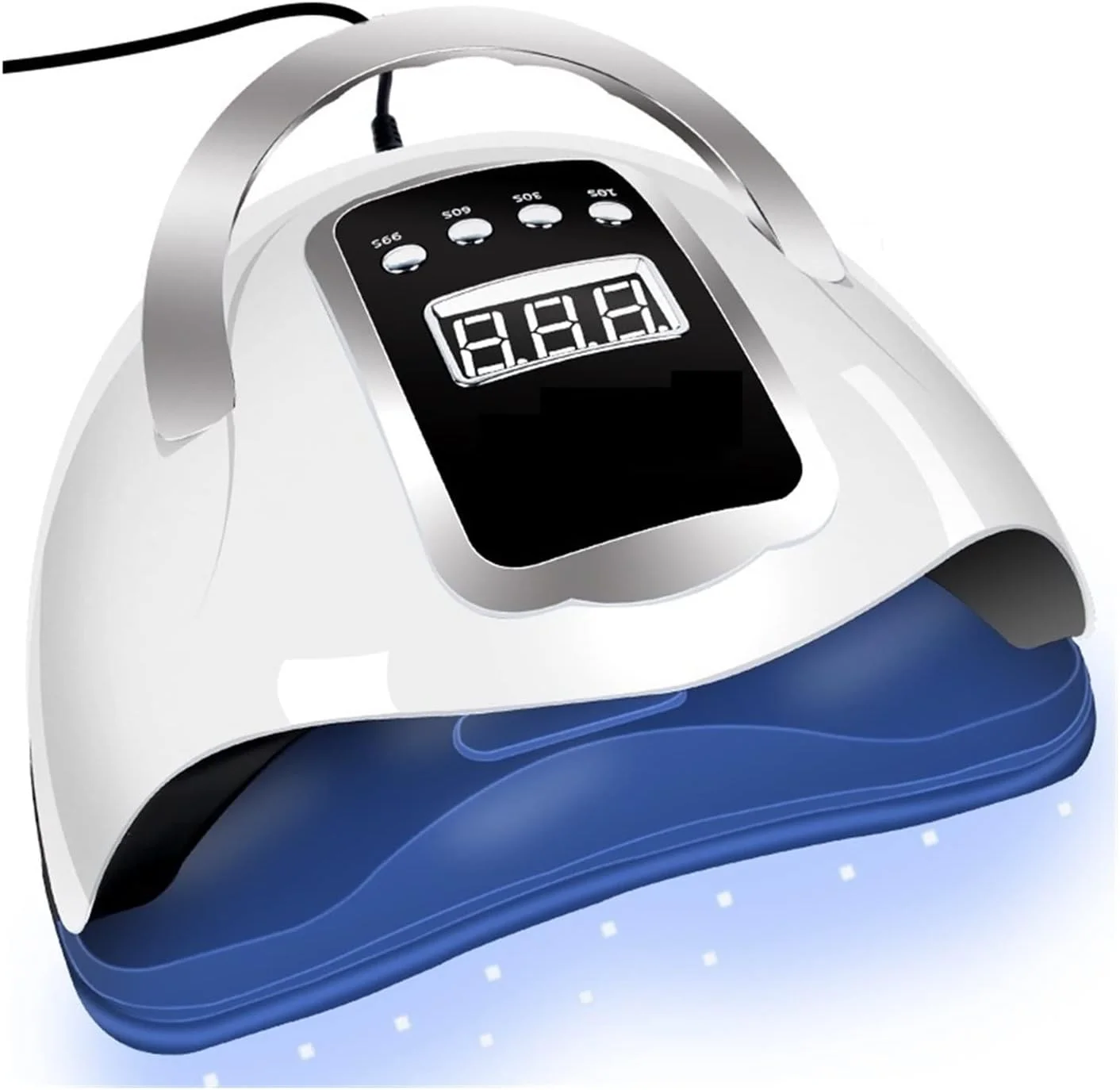 دستگاه خشک کن لاک ناخن نئوشی، لامپ ژلی با توان بالا 132W/54W/36W، لامپ UV، خشک کن سریع لاک ناخن با فضای بزرگ و تایمر، سنسور هوشمند، ابزار ناخن، لامپ UV-LED ژلی (رنگ: Sun X11 Max، سایز: 1)