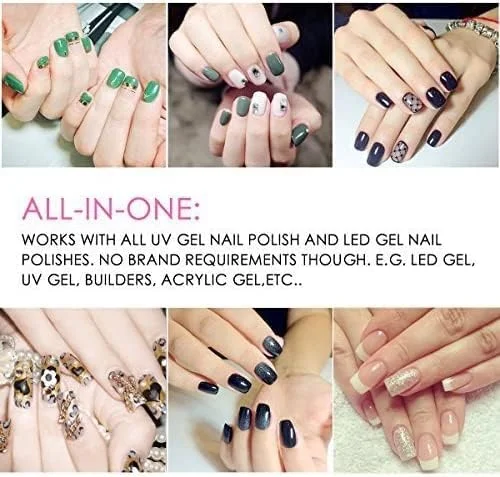 دستگاه خشک کن لاک ناخن ال ای دی 48 وات مدل SUN4 با 4 تایمر، صفحه نمایش ال سی دی، سنسور و خشک کردن با سرعت دو برابر