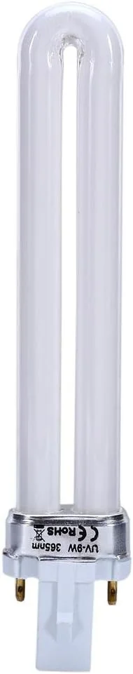 لامپ های جایگزین خشک کن ناخن UV، لامپ UV LED جایگزین حرفه ای 9 وات، لوله لامپ UV برای ابزار خشک کن هنر ناخن (5 عدد)