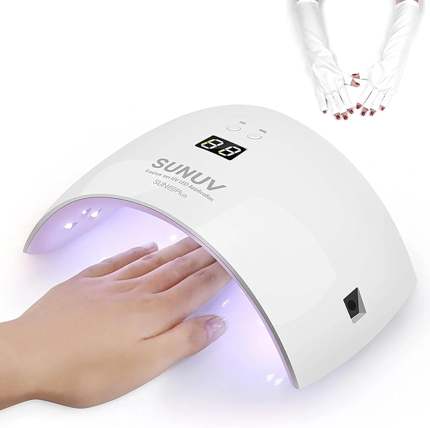 دستگاه خشک کن لاک ناخن نئوچی، مناسب برای ژل LED، دارای سنسور و تایمر، ابزار طراحی ناخن